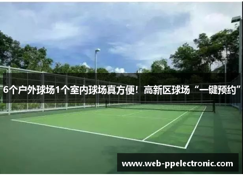 6个户外球场1个室内球场真方便！高新区球场“一键预约”